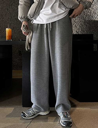 Warm brushed knit pants (4 colors)