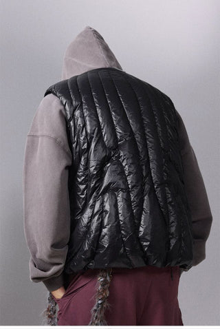 [Monterest] Irregular Quilted Down Vest