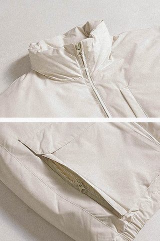loose stand collar versatile jacket