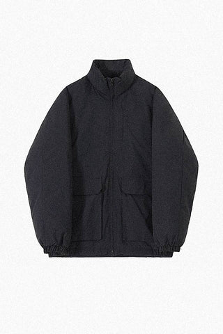 loose stand collar versatile jacket
