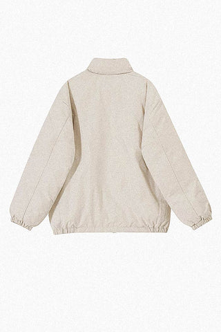 loose stand collar versatile jacket