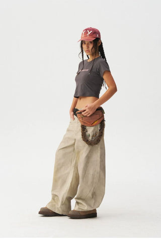 [Monterest] Quick-Dry Slim Fit Logo Crop Top