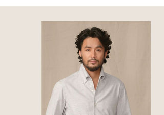 [CULTUM] Italian One-Piece Collar Brushed Shirt