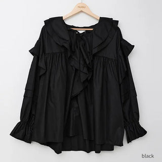 Frilled blouse