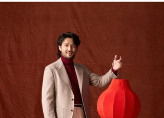 [CULTUM] Cotton Cashmere Blend Turtleneck Sweater