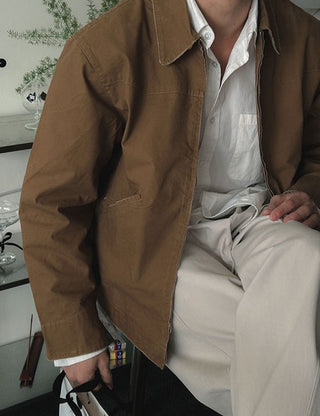 New York Washed Collar Jacket (2 colors)