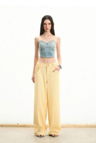 [NOTAWEAR] Cotton Straight Trousers