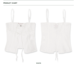 [moromoro2] Layered Tie Cami Top
