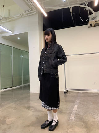 NEVERSEEZ Raw Denim Jacket