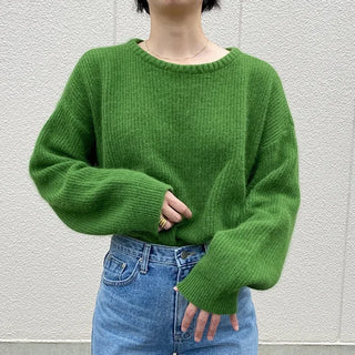 color pop angora knit