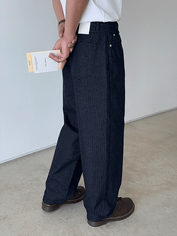 Tello Non-Fade Herringbone Denim Pants