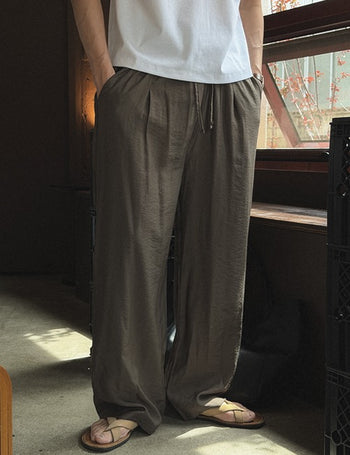 Cool Elastic Waist Pants (5 colors)