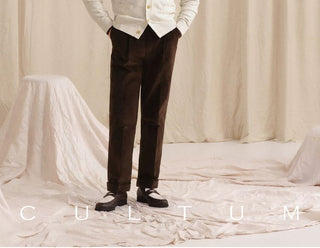 [CULTUM] V-Neck Cashmere Blend Cardigan