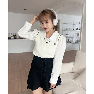 Vest and shirt set