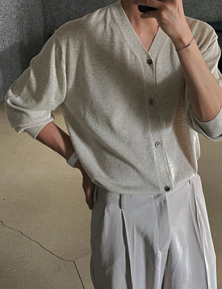 Diplomatic Linen Cardigan (6 colors)