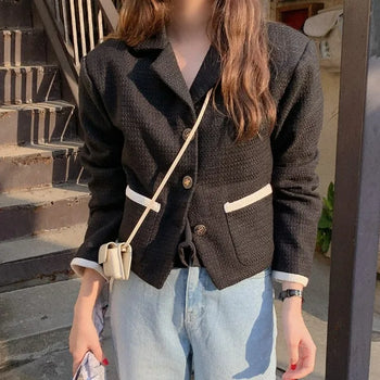 Tweed short jacket