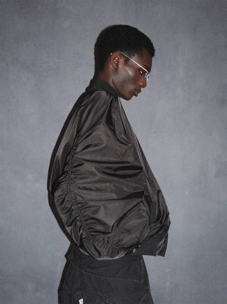 [MASONPRINCE] Lightweight Nylon Bomber Jacket