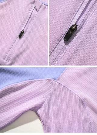 [Monterest] Half-Zip Slim Fit UV Protection Top