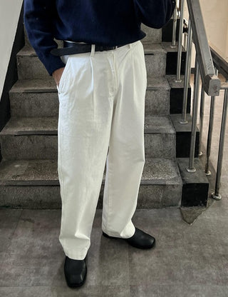 IVORY NONFADE DENIM PANTS
