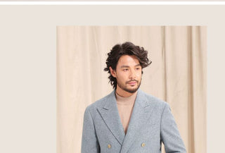 [CULTUM] Italian Peak Lapel Double-Breasted Suit