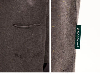 [Monterest] Speckled Yarn Workwear Pocket Tee