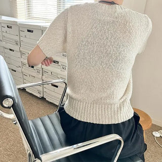 Linen Half Summer Knit