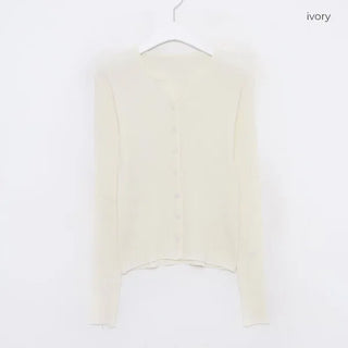 Ribbed cardigan