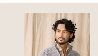 [CULTUM] Wool Stand Collar Double Zip Cardigan