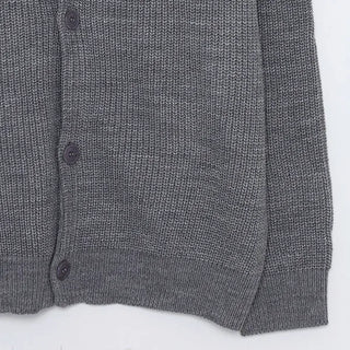 U-neck knit cardigan