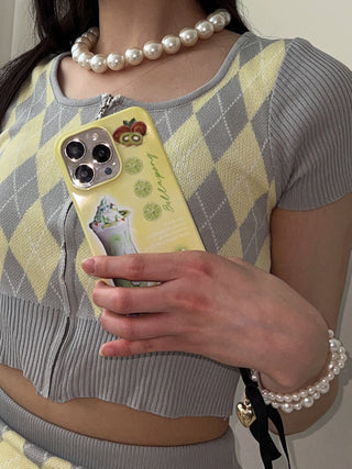 [Kiwi lime milk shake] Hard case