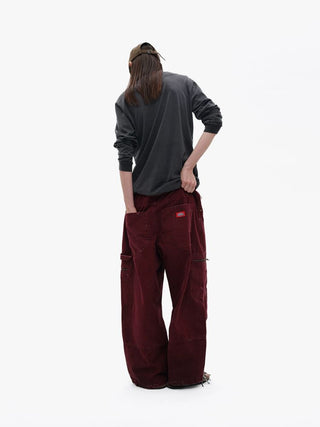 [MASONPRINCE] Textured Cotton Baggy Work Pants