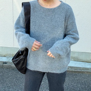 color pop angora knit