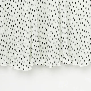 Polka dot long skirt