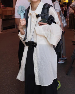 Sheer oversized shirt