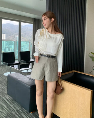 Belt set pattern point shorts