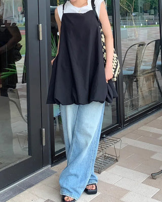 Volume Fit Sleeveless Mini Dress