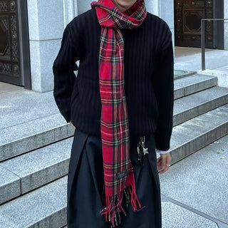 Checkered pattern muffler