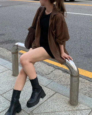 Sheer Loose Fit Shirt
