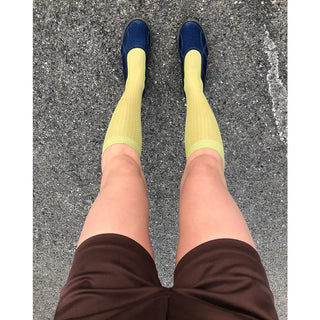 See-through knee-high socks