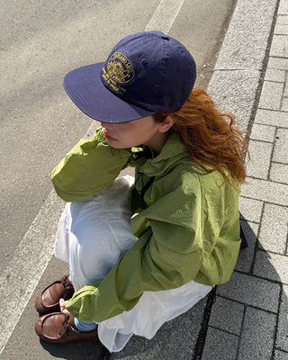Yellow Stitch Camp Cap