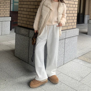 Angora style round knit