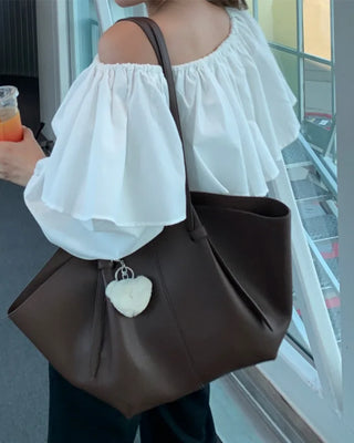 Strap Point Shoulder Bag