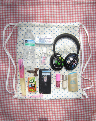 Polka Dot Frill Knapsack