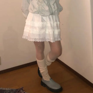 Lace medium skirt