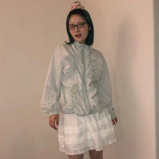 Lace medium skirt