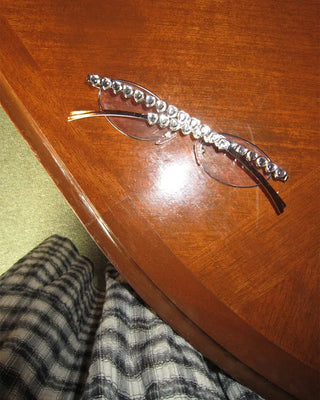 Heart Cubic Stainless Steel UV Glasses