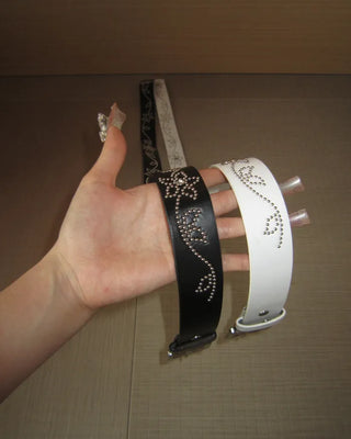 Cubic Flower Ethnic Belt