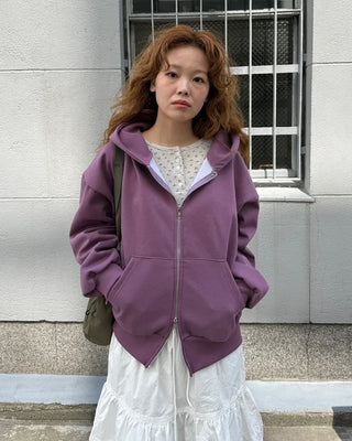 Henley Neck Flower Thermal Long T-Shirt
