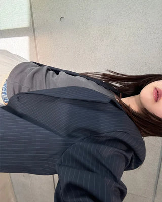 Pinstripe Welt Pocket Jacket