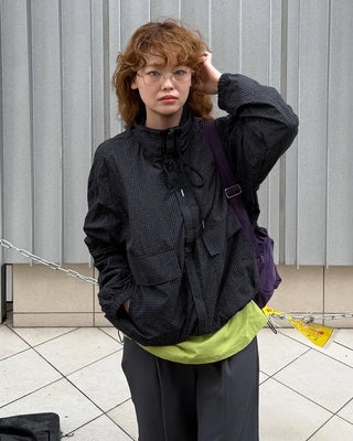 Pocket Windbreaker Hoodie